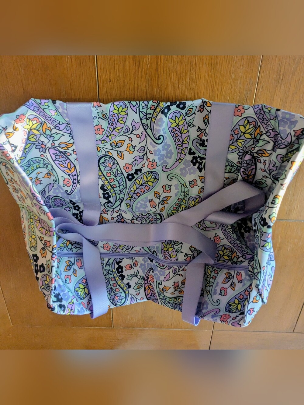 Vera Bradley Lighten Up Large Traveler Duffel Maddalena Paisley Soft 29835-14926